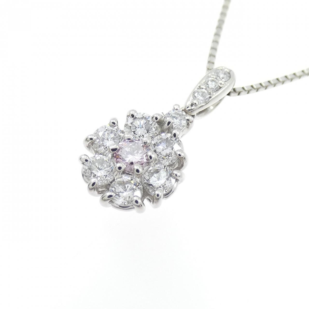 PT900/PT850 ダイヤモンド ネックレス 0.087CT FPP I1