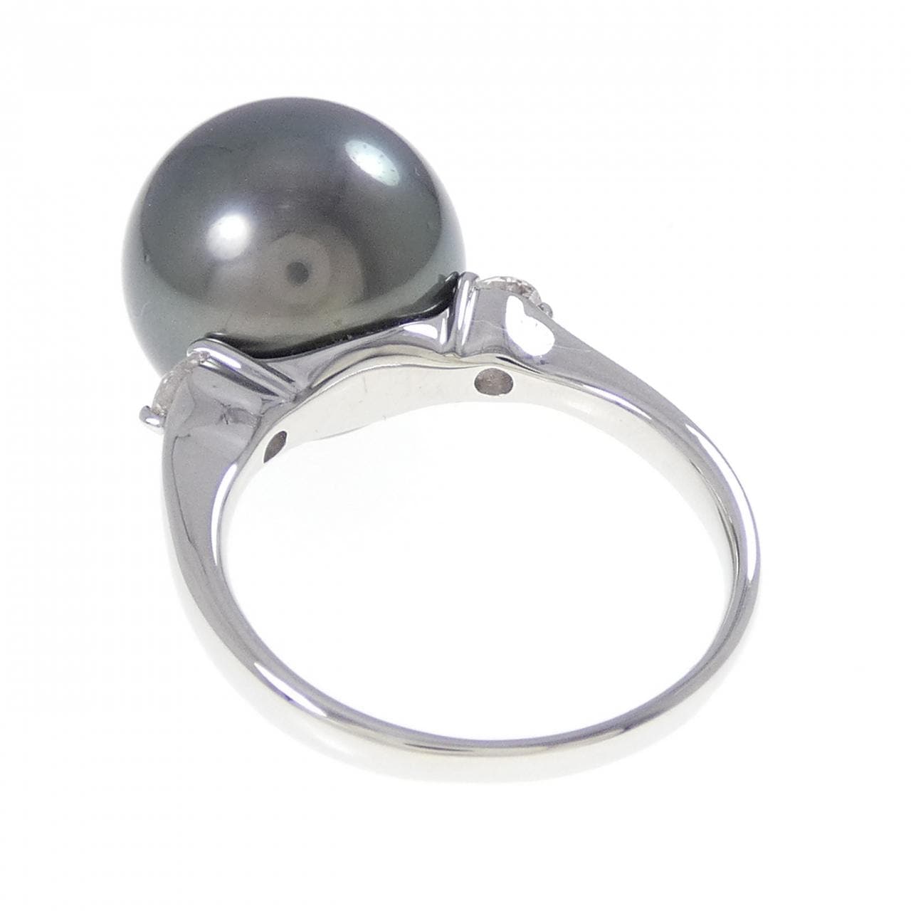 PT900 黒蝶パール リング 15.3mm