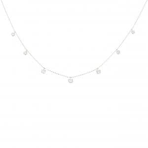 K18WG ダイヤモンド ネックレス 0.70CT