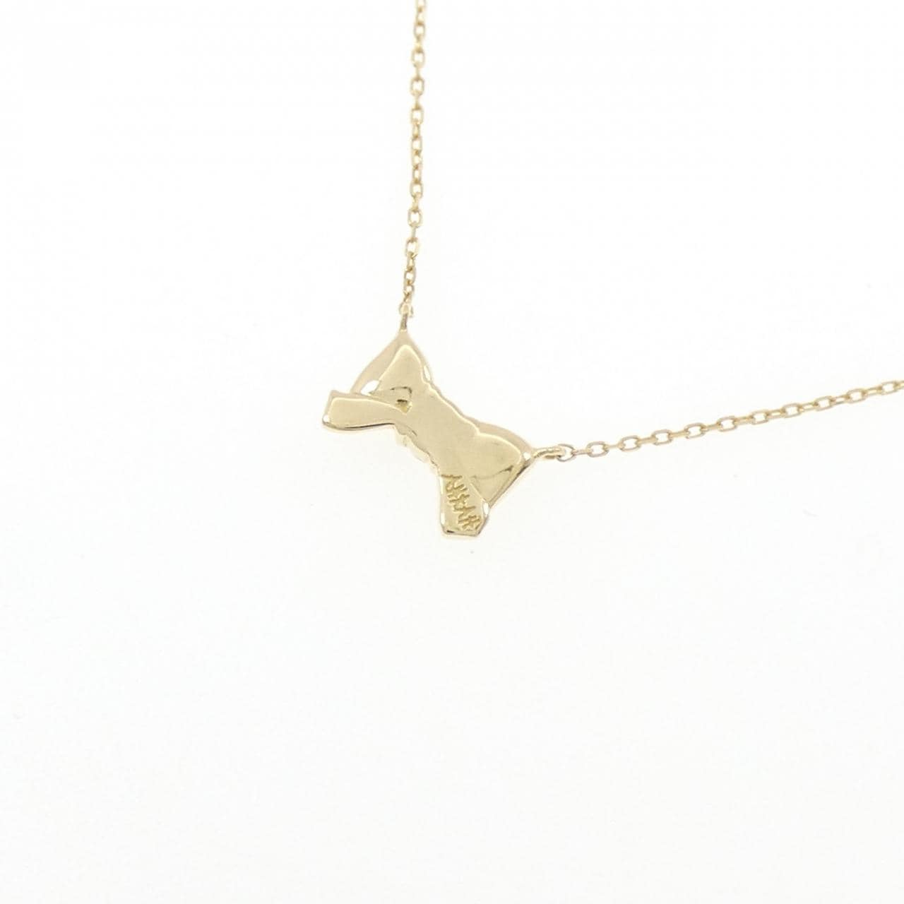 アーカー リボン ダイヤモンド ネックレス