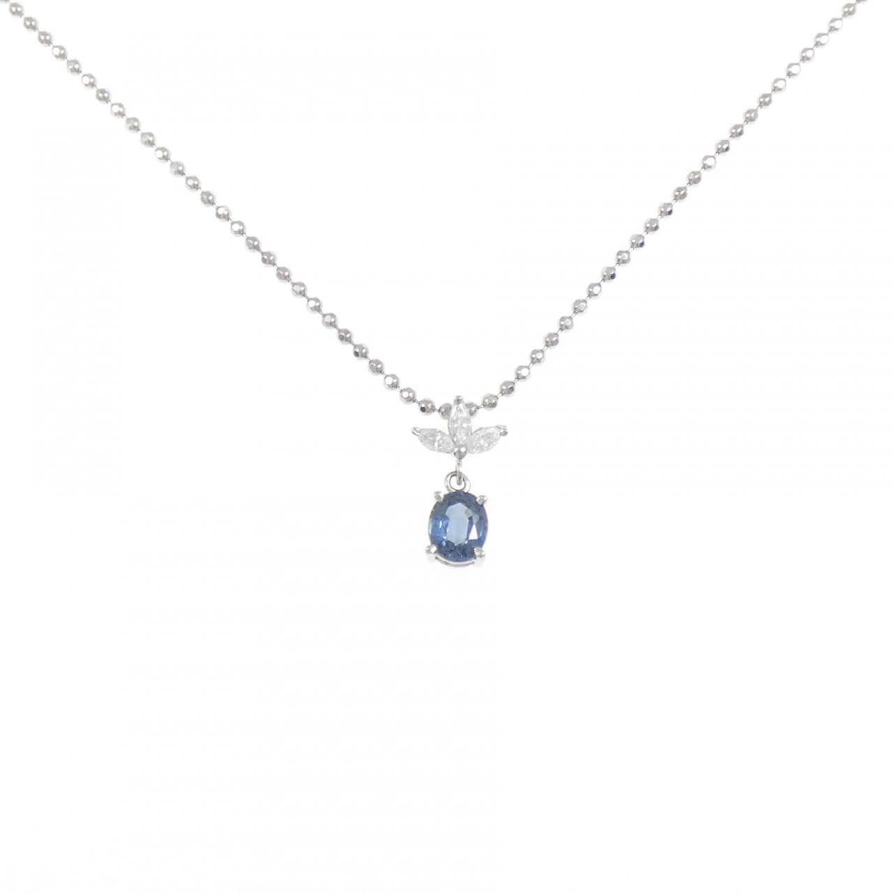 PT900/PT850 サファイヤ ネックレス 0.78CT
