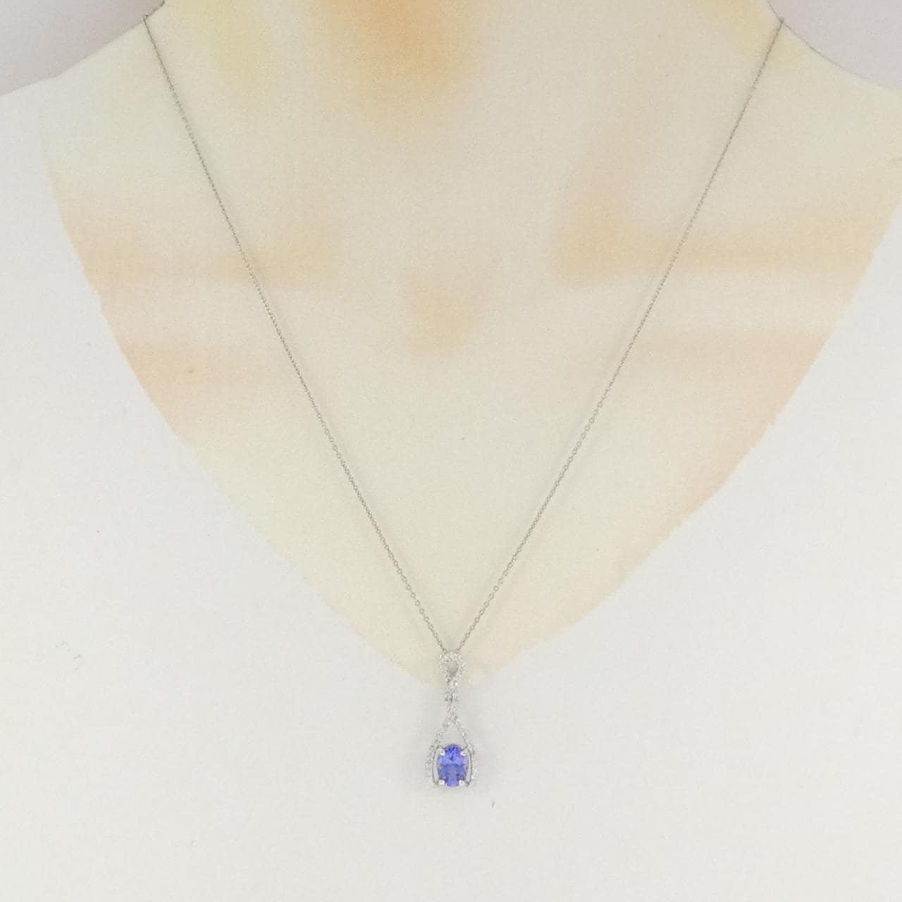 PT900/PT850 タンザナイト ネックレス 1.16CT
