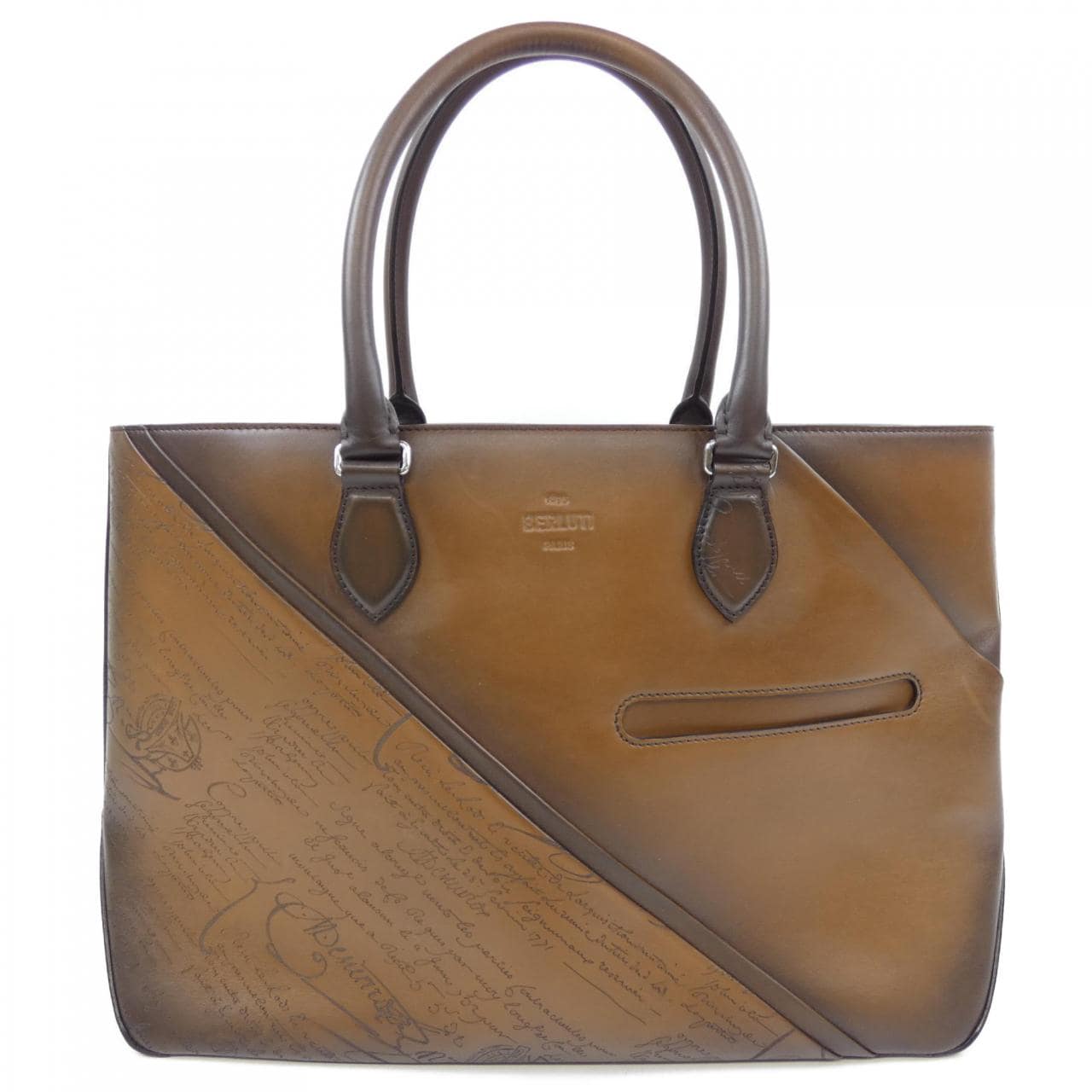 ベルルッティ Berluti トゥジュールスクリットドラペレザートート BAG