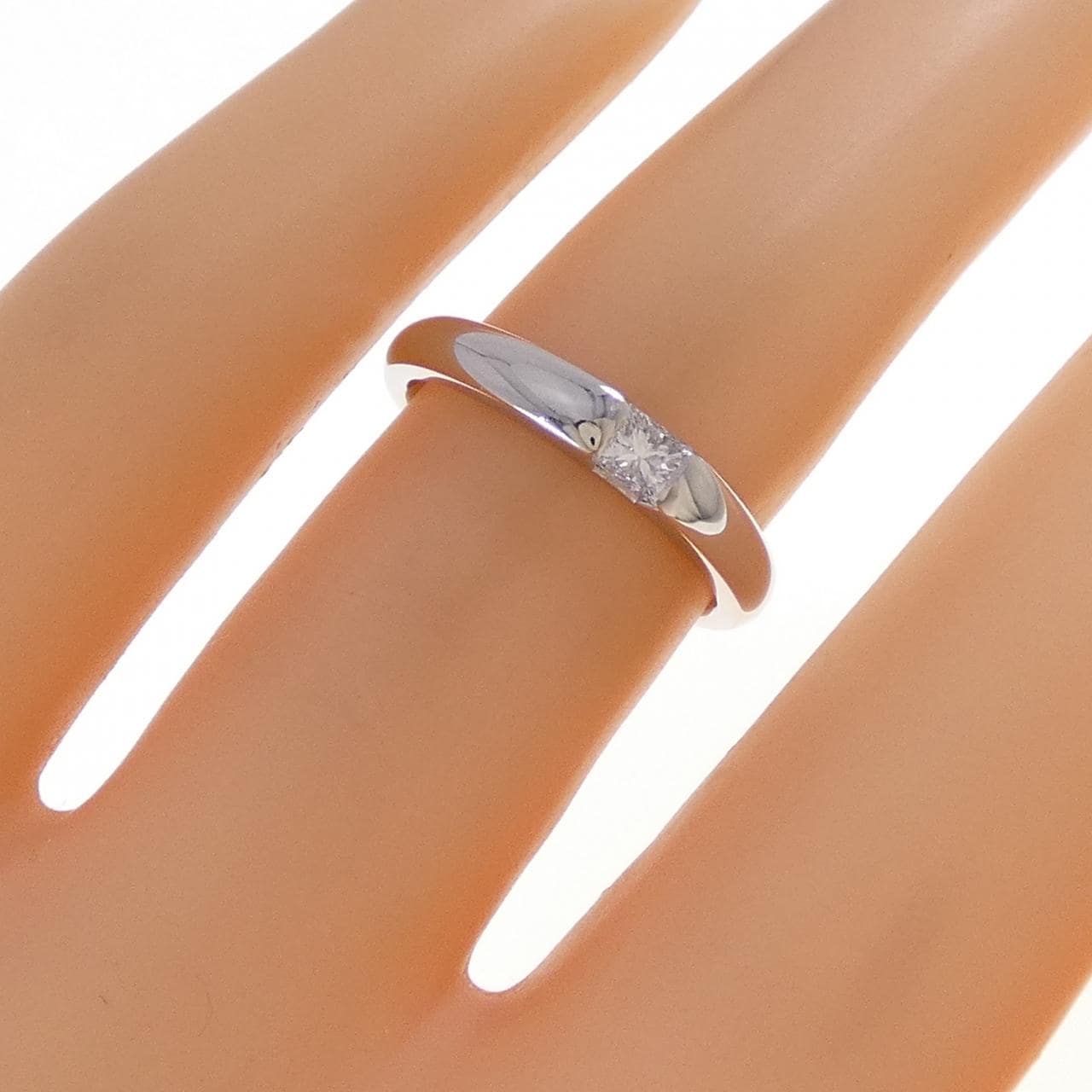 PT950 ダイヤモンド リング 0.14CT