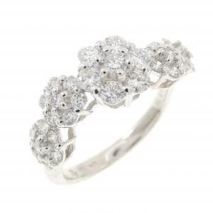 ポンテヴェキオ フラワー リング 0.80CT