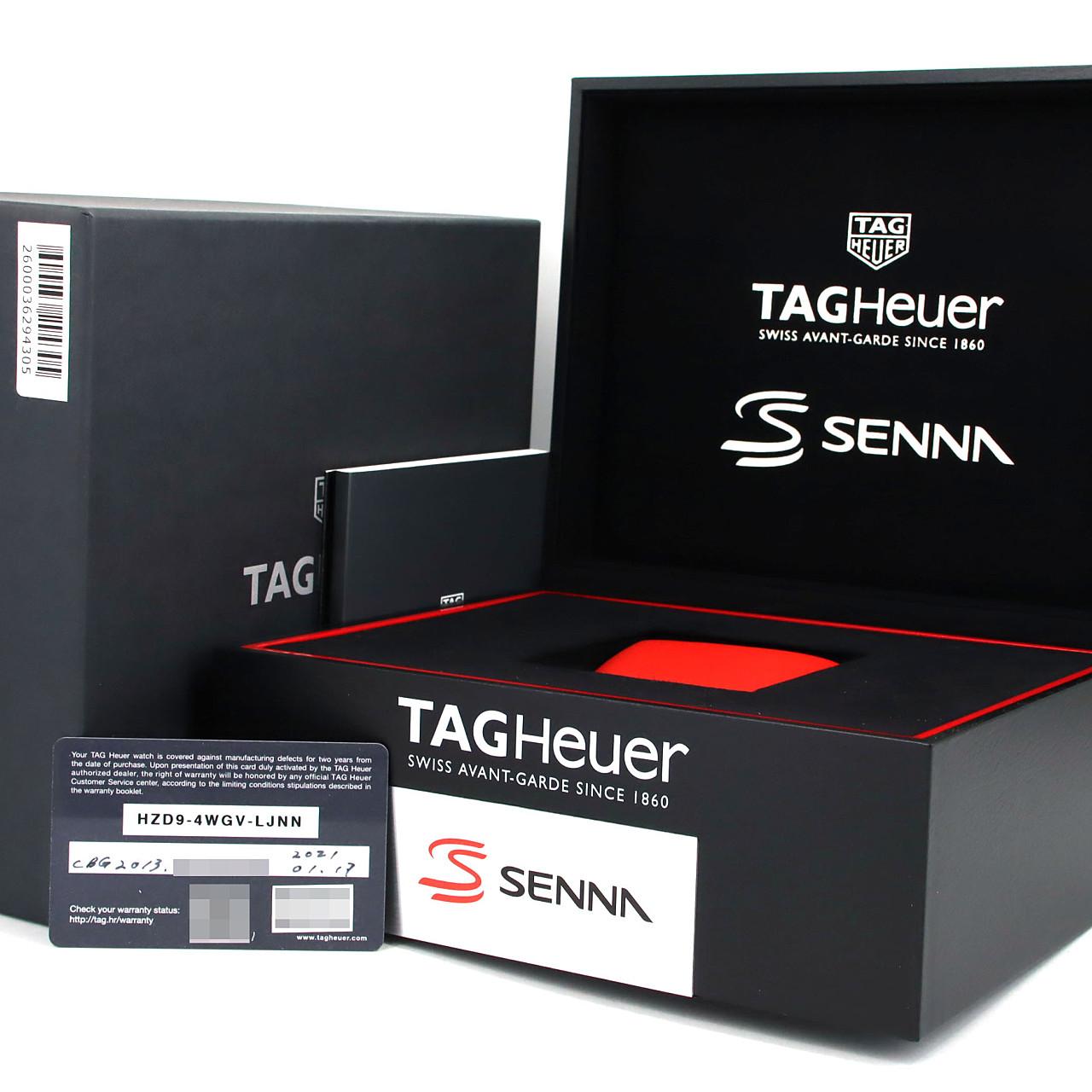 タグ･ホイヤー カレラ･キャリバーホイヤー02クロノアイルトン･セナ" LIMITED" CBG2013.BA0657 SS 自動巻
