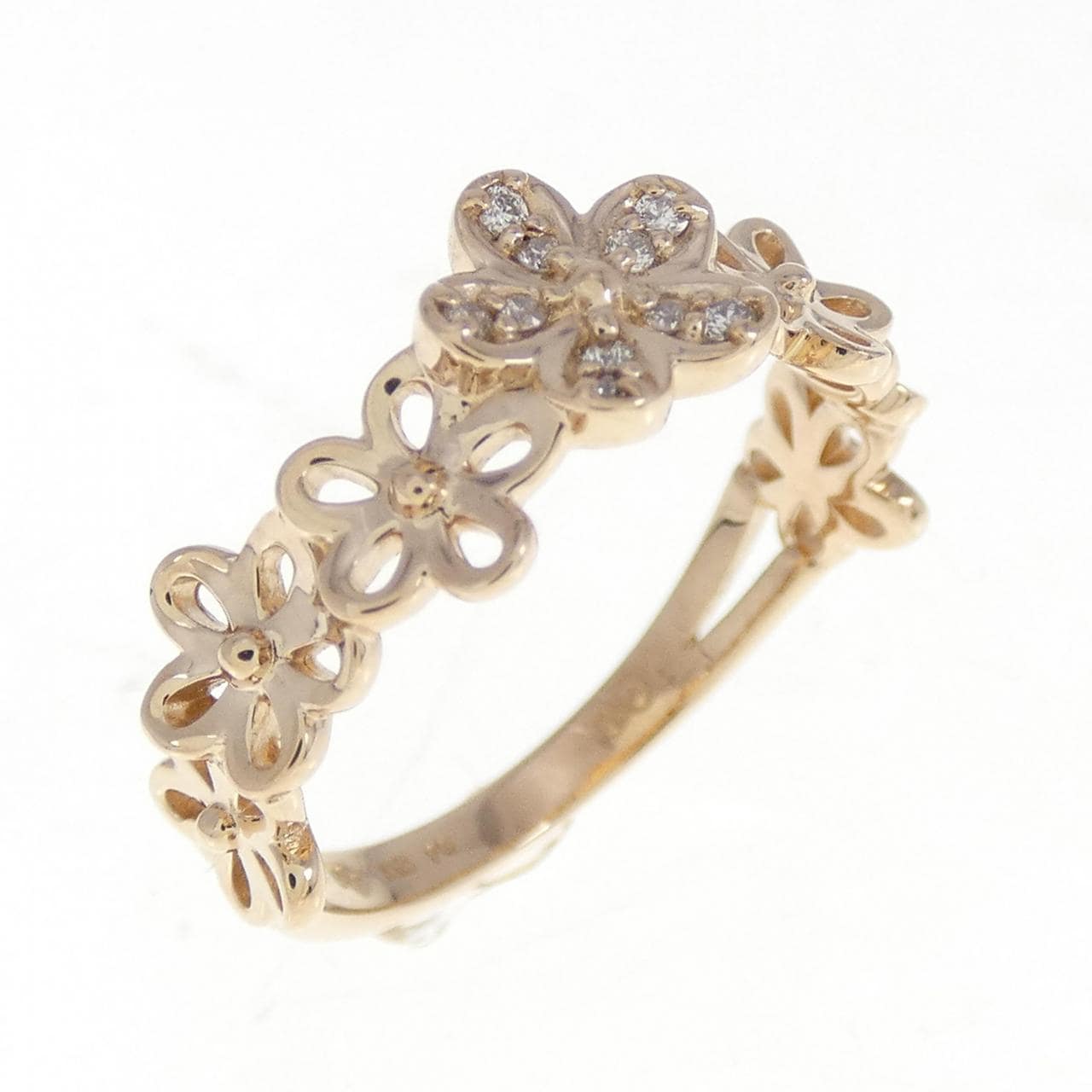 ポンテヴェキオ　フラワーダイヤモンドリング　11号 楽天市場】ポンテヴェキオ 指輪 レディース フラワー ダイヤ