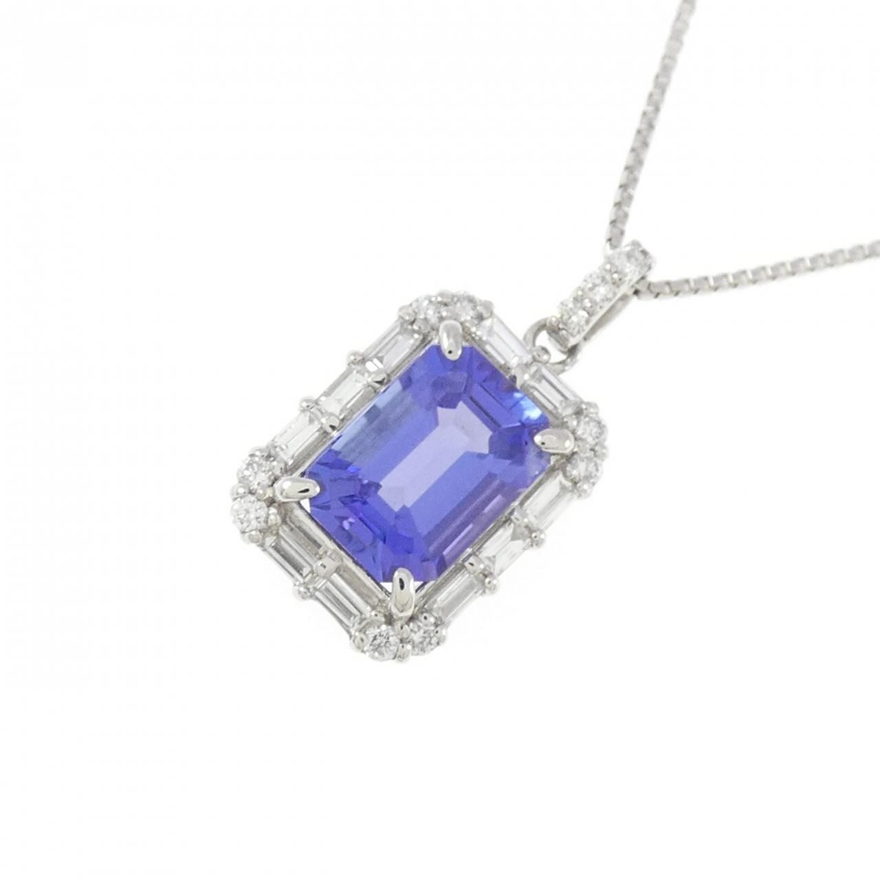 [BRAND NEW] PT Tanzanite Necklace 0.87CT