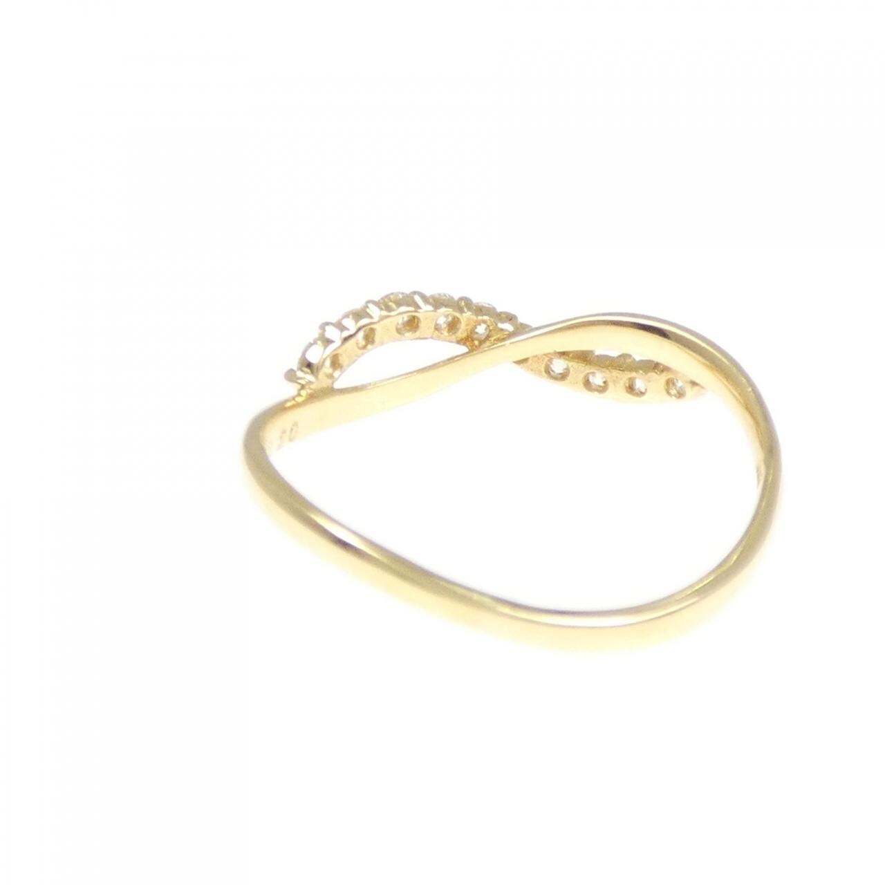 【新品】K18YG ダイヤモンド リング 0.20CT