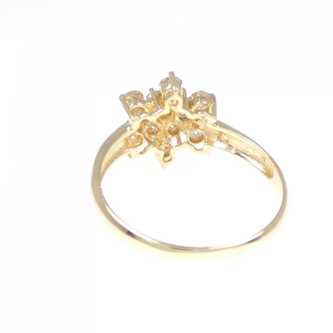 K18YG ダイヤモンド リング 0.52CT