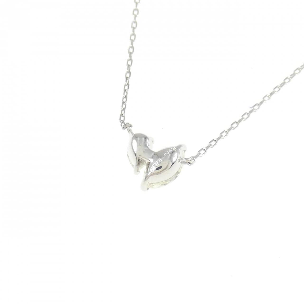 【新品】PT900/PT850 ダイヤモンド ネックレス 0.30CT