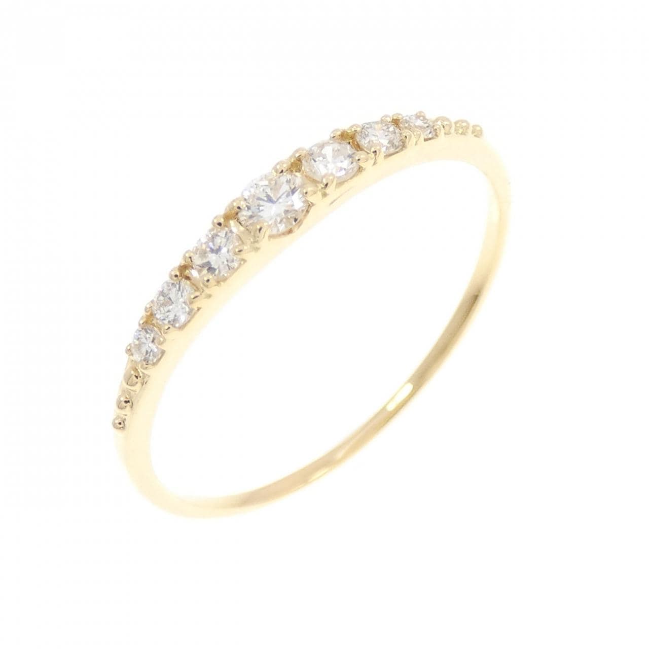 【リメイク】K18YG ダイヤモンド リング 0.15CT
