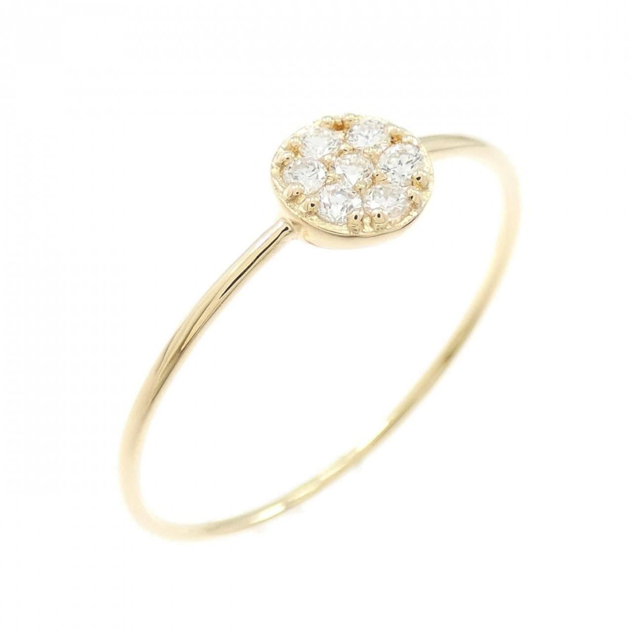 【リメイク】K18YG ダイヤモンド リング 0.10CT