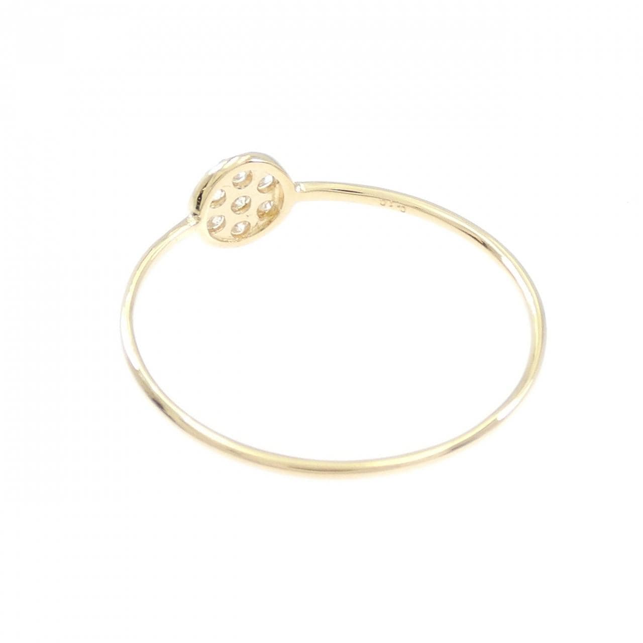 【リメイク】K18YG ダイヤモンド リング 0.10CT