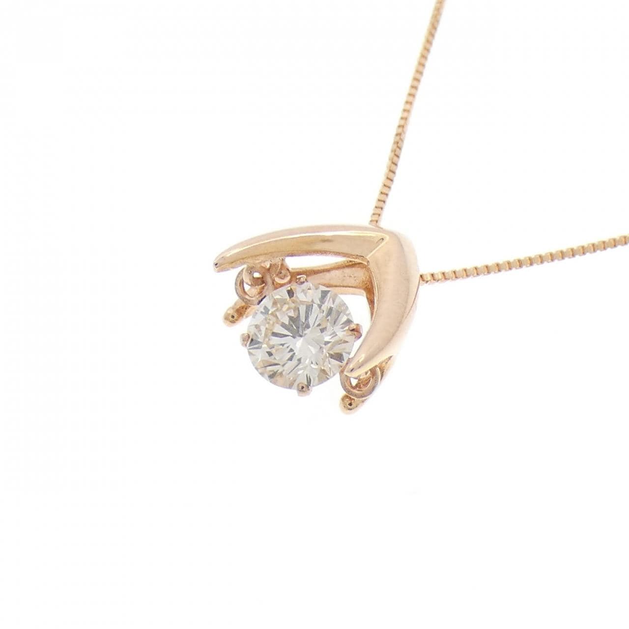 K18PG ダイヤモンド ネックレス 0.29CT