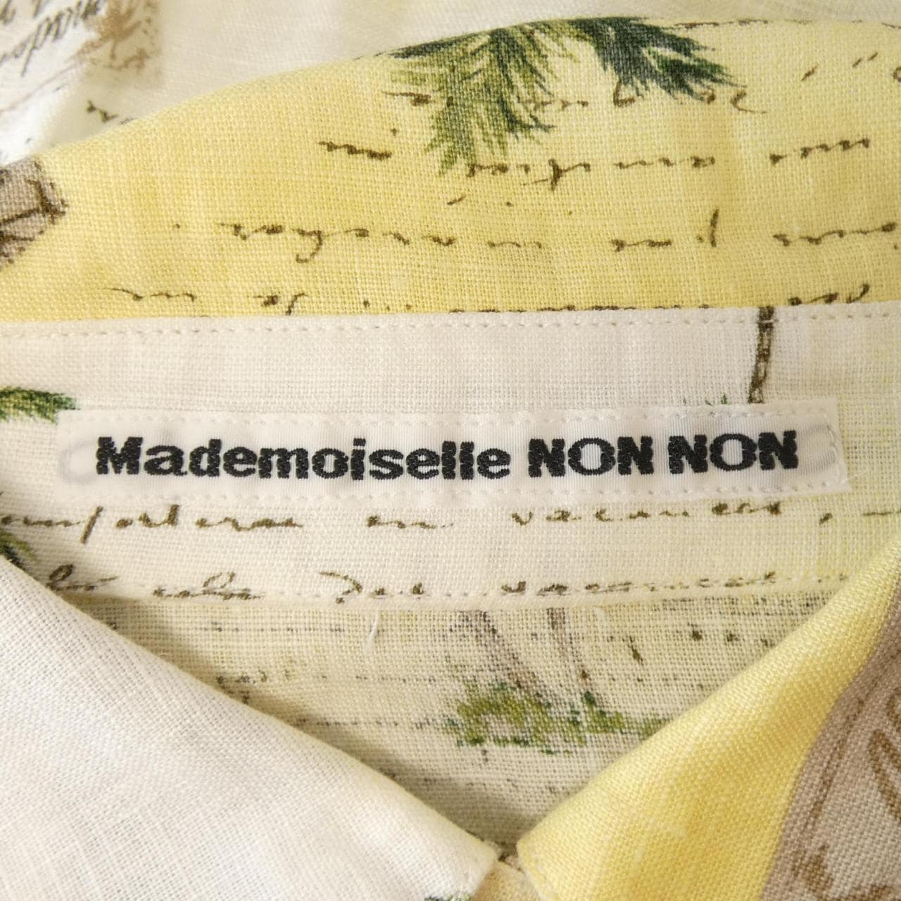 マドモアゼルノンノン MADEMOISELLE NONNON シャツ