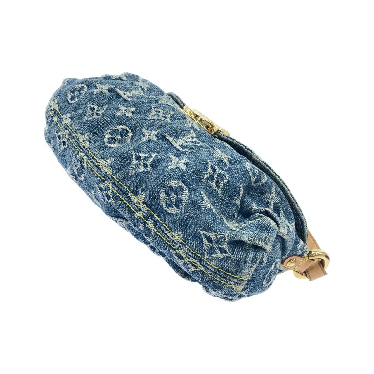 ルイヴィトン モノグラム デニム ミニ プリーティ M95050 ショルダーバッグ