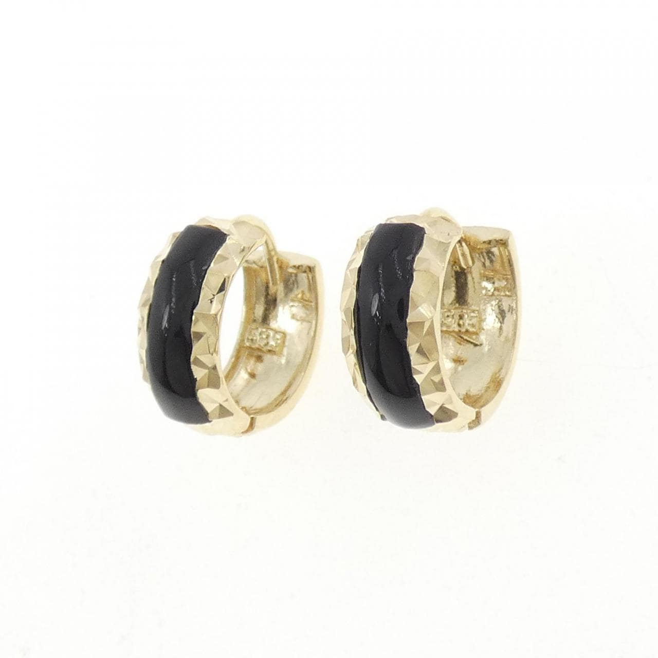 585YG ガラス ピアス