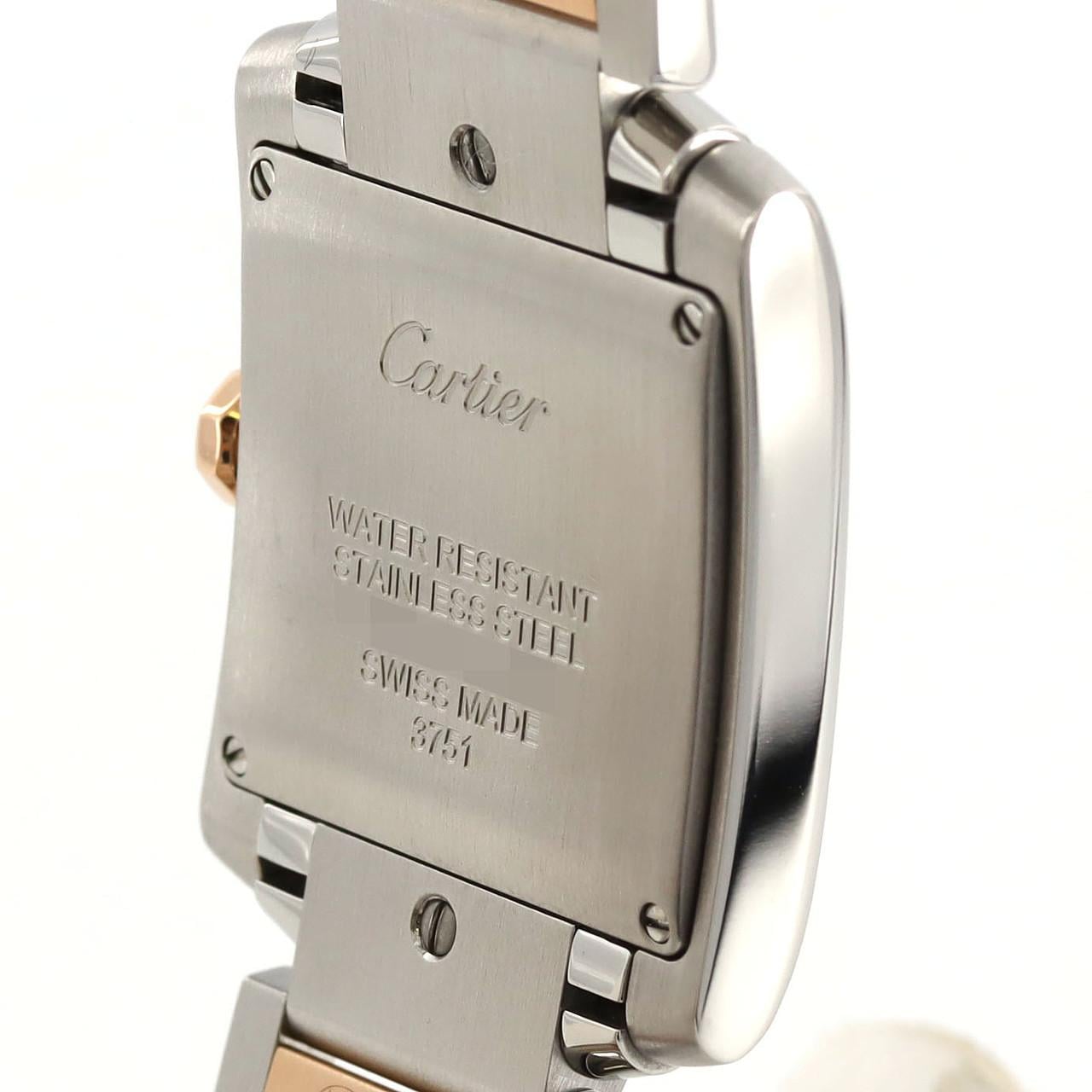 Cartier Tank Française MM PG Combi・11P WE110005 SSxPG石英