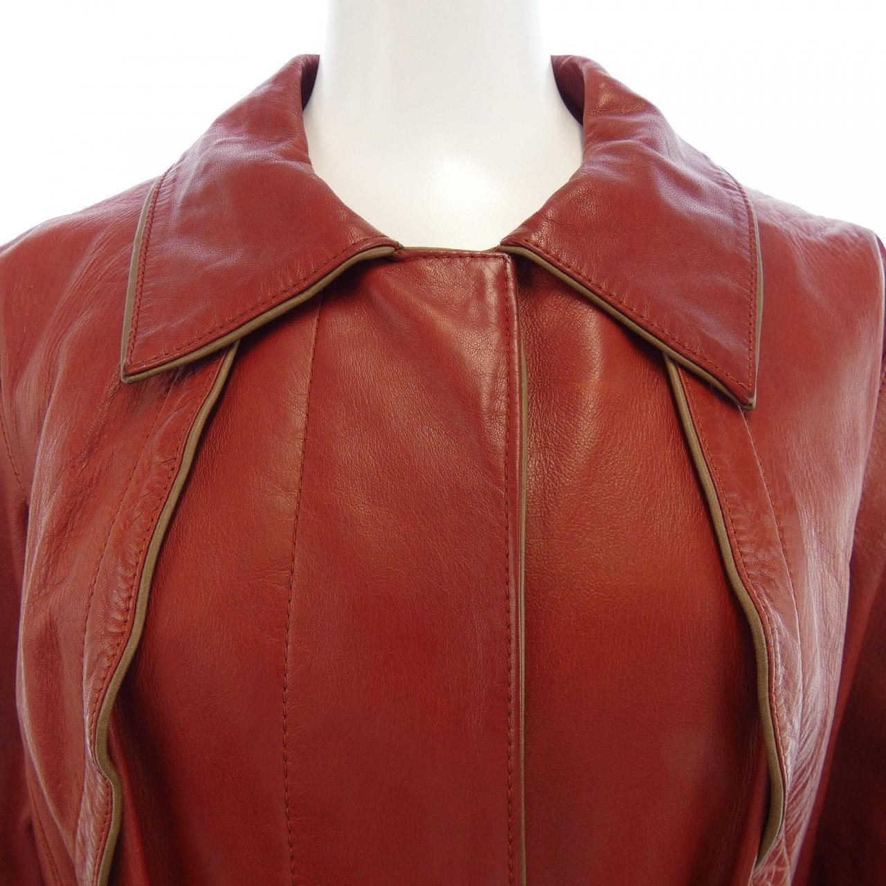 【ヴィンテージ】セリーヌ CELINE レザーコート