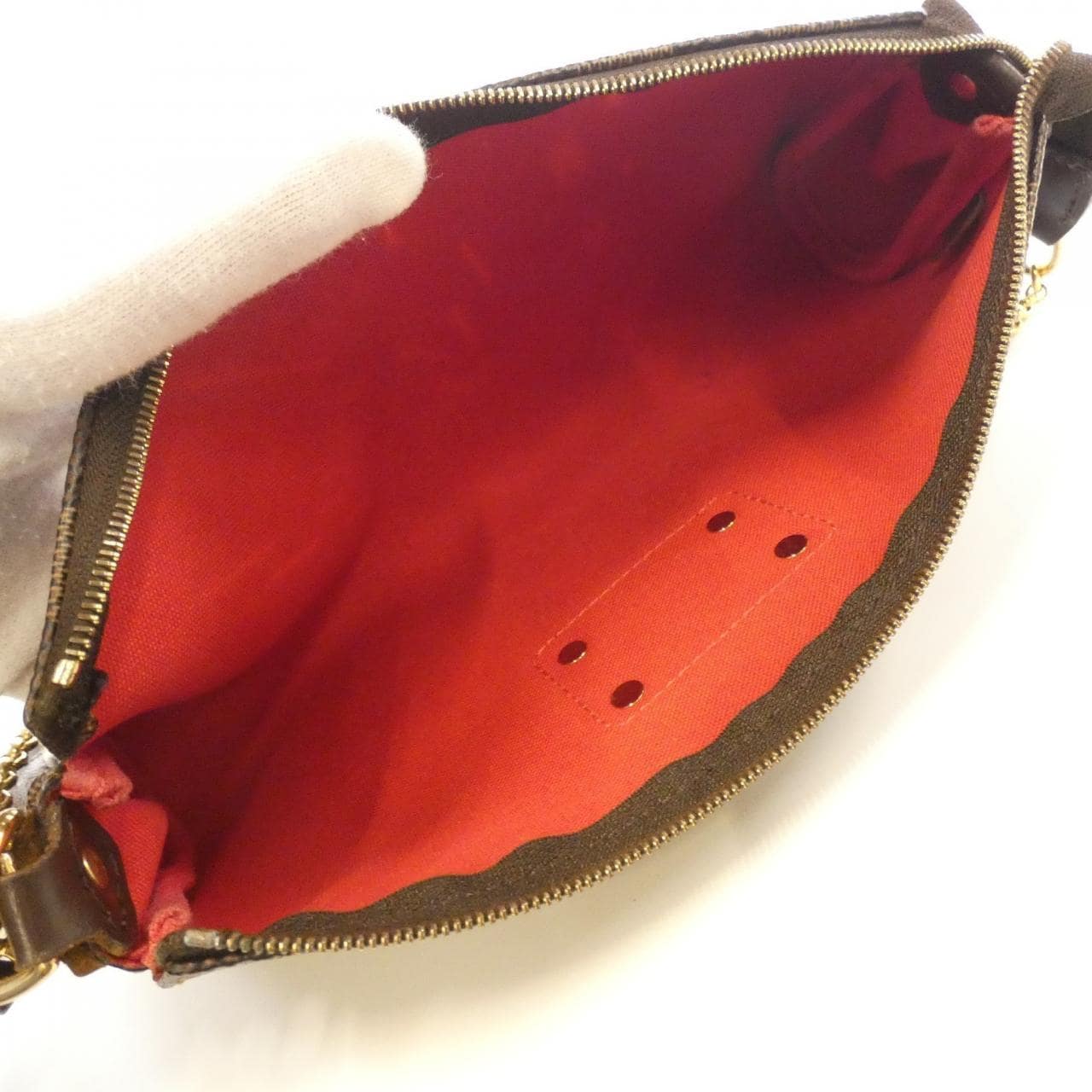 ルイヴィトン ダミエ エヴァ N55213 ショルダーバッグ