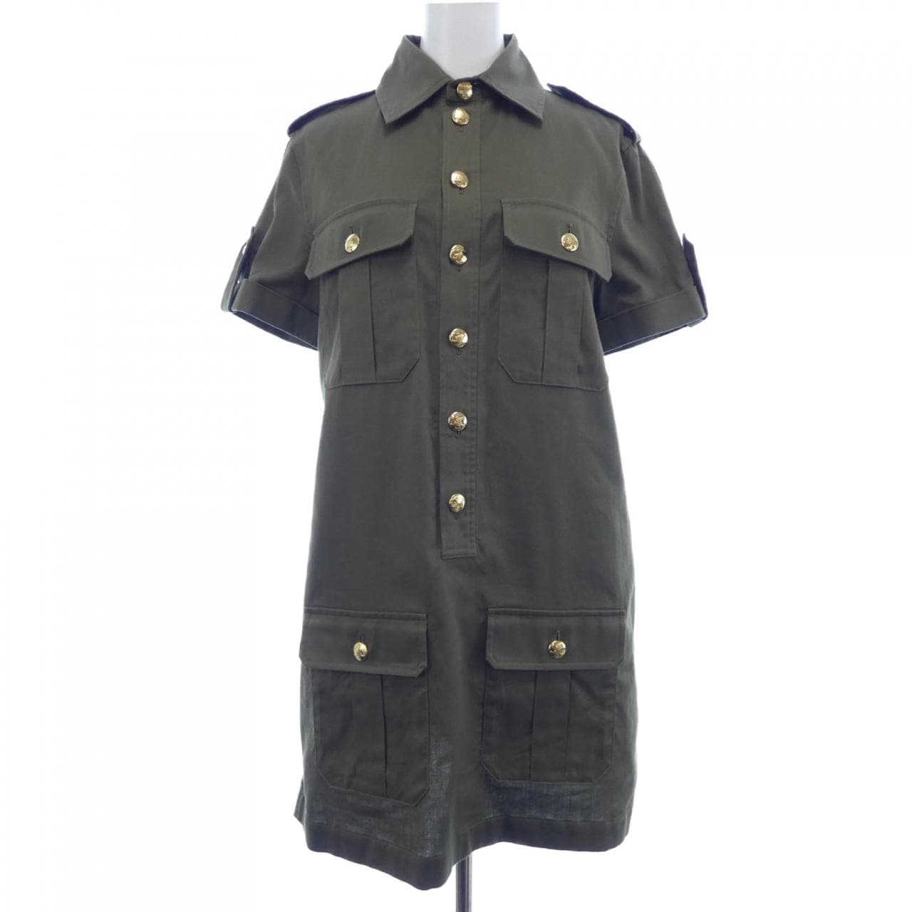 セリーヌ CELINE ミリタリーポケット トリオンフ TRIOMPHE 2Z488106K ワンピース
