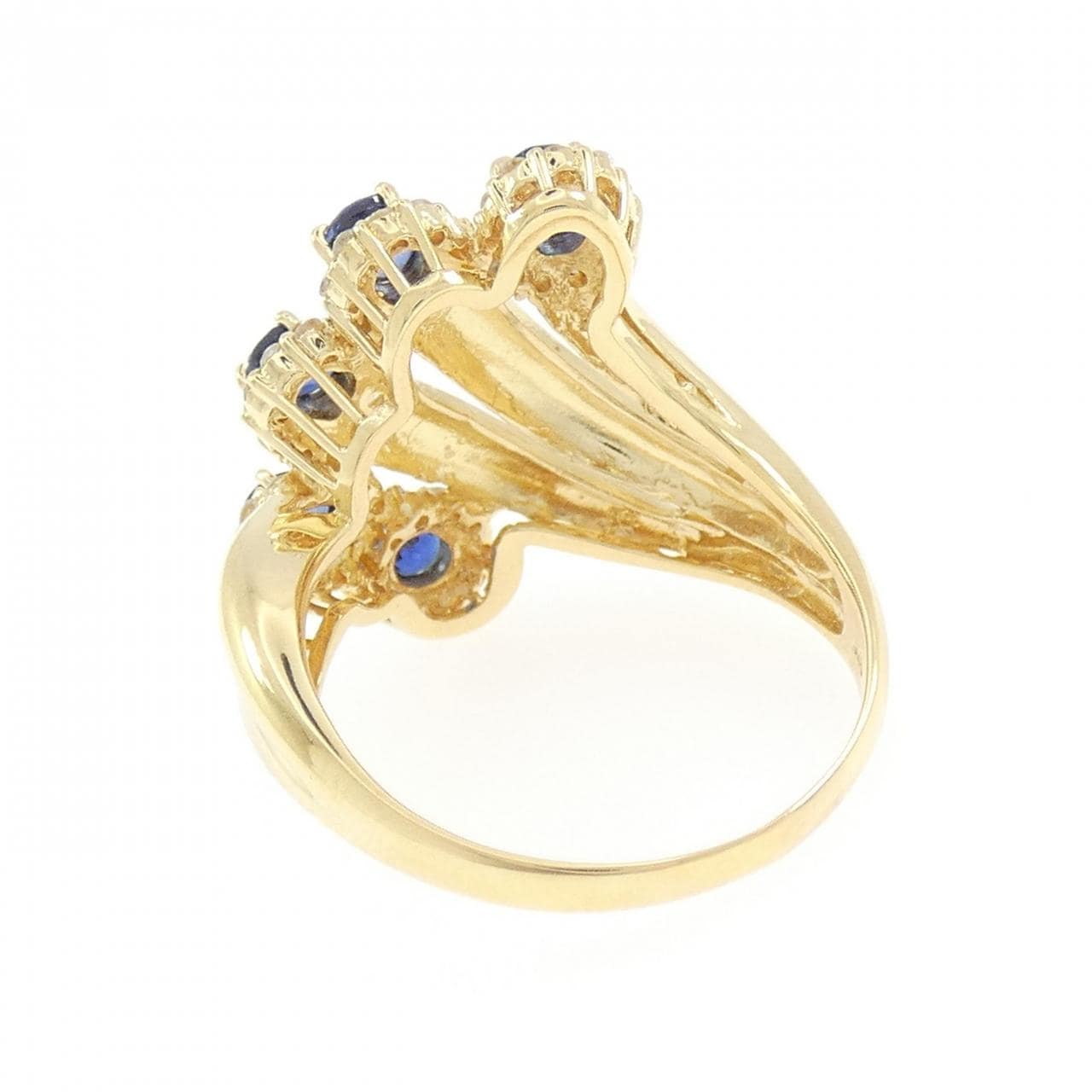 K18YG サファイヤ リング 1.06CT