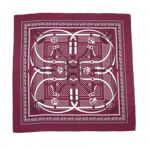 エルメス HERMES GRAND MANEGE BANDANA カレジェアン140. ショール