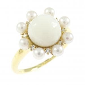 K18YG カラーストーン リング