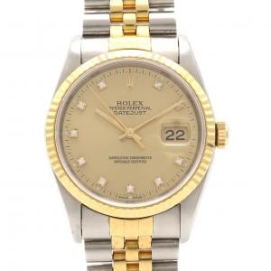 【ノーメンテナンス還元価格】ロレックス デイトジャスト 16233G. SSxYG 自動巻 S番