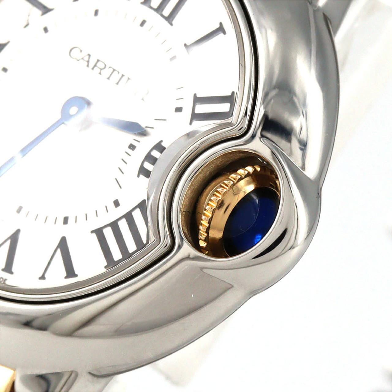 Cartier Ballon Blue SM Combi W69007Z3/W2BB0010 SSxYG石英
