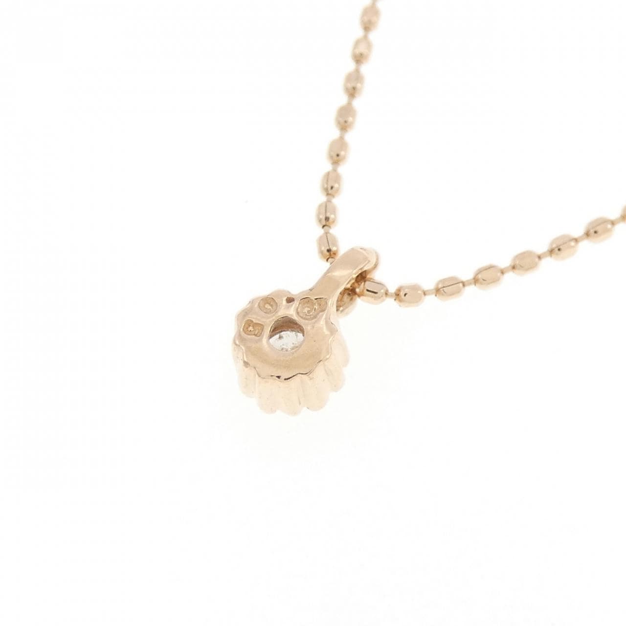 K10PG ダイヤモンド ネックレス 0.05CT