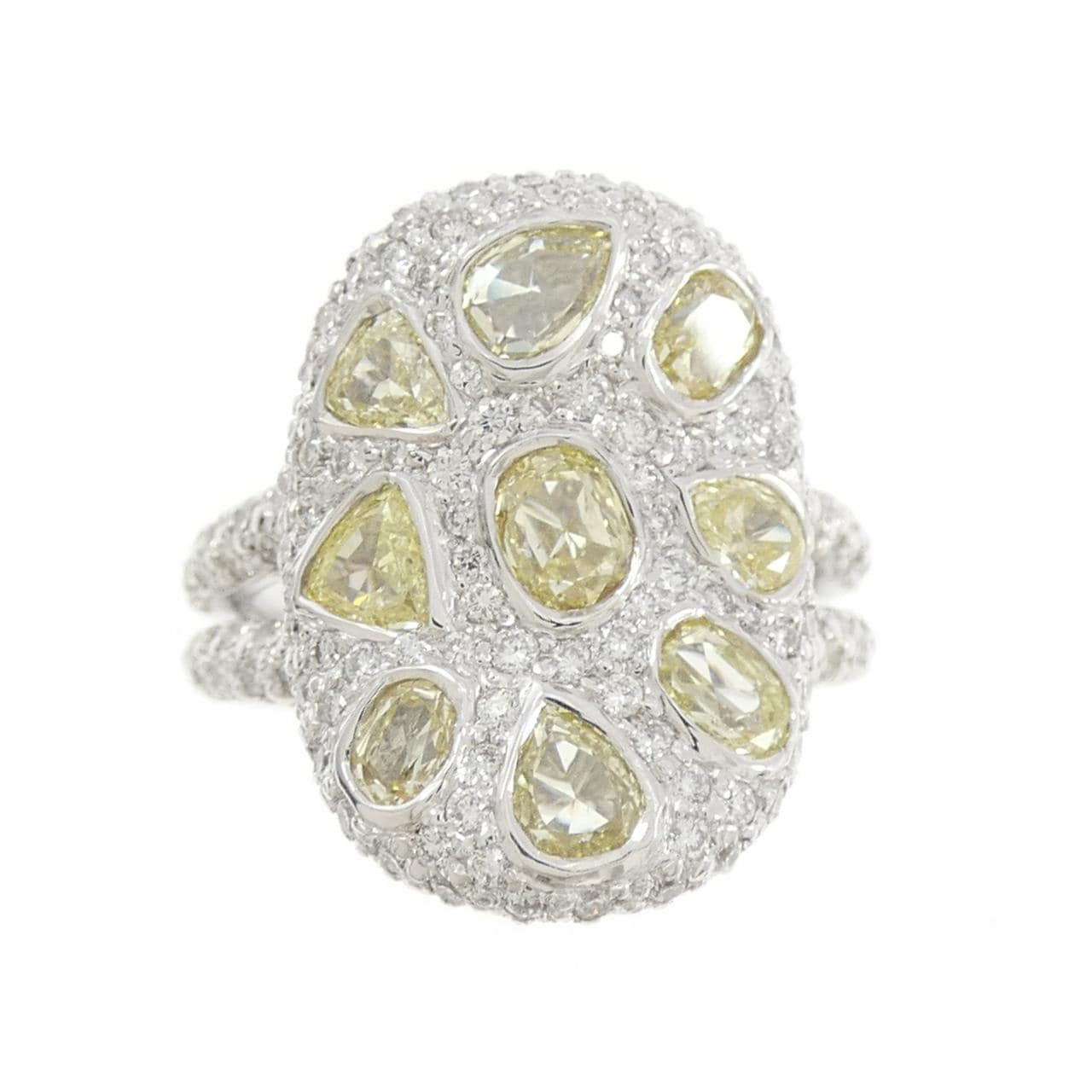 K18WG ダイヤモンド リング 1.63CT