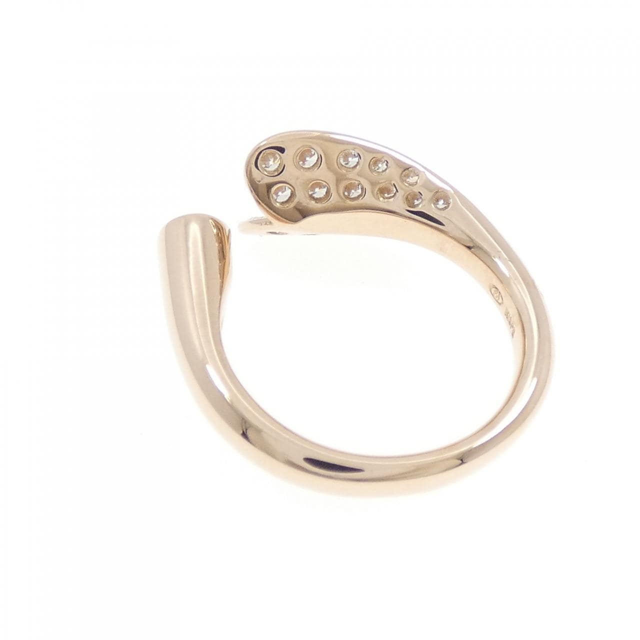 K18PG ダイヤモンド リング 0.40CT