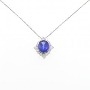 PT900/PT850 タンザナイト ネックレス 5.07CT