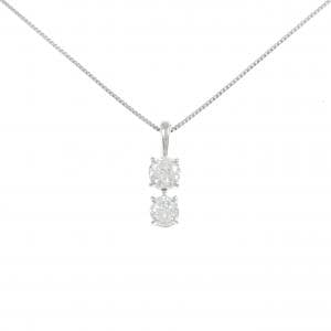 PT900/PT850 ダイヤモンド ネックレス 0.73CT