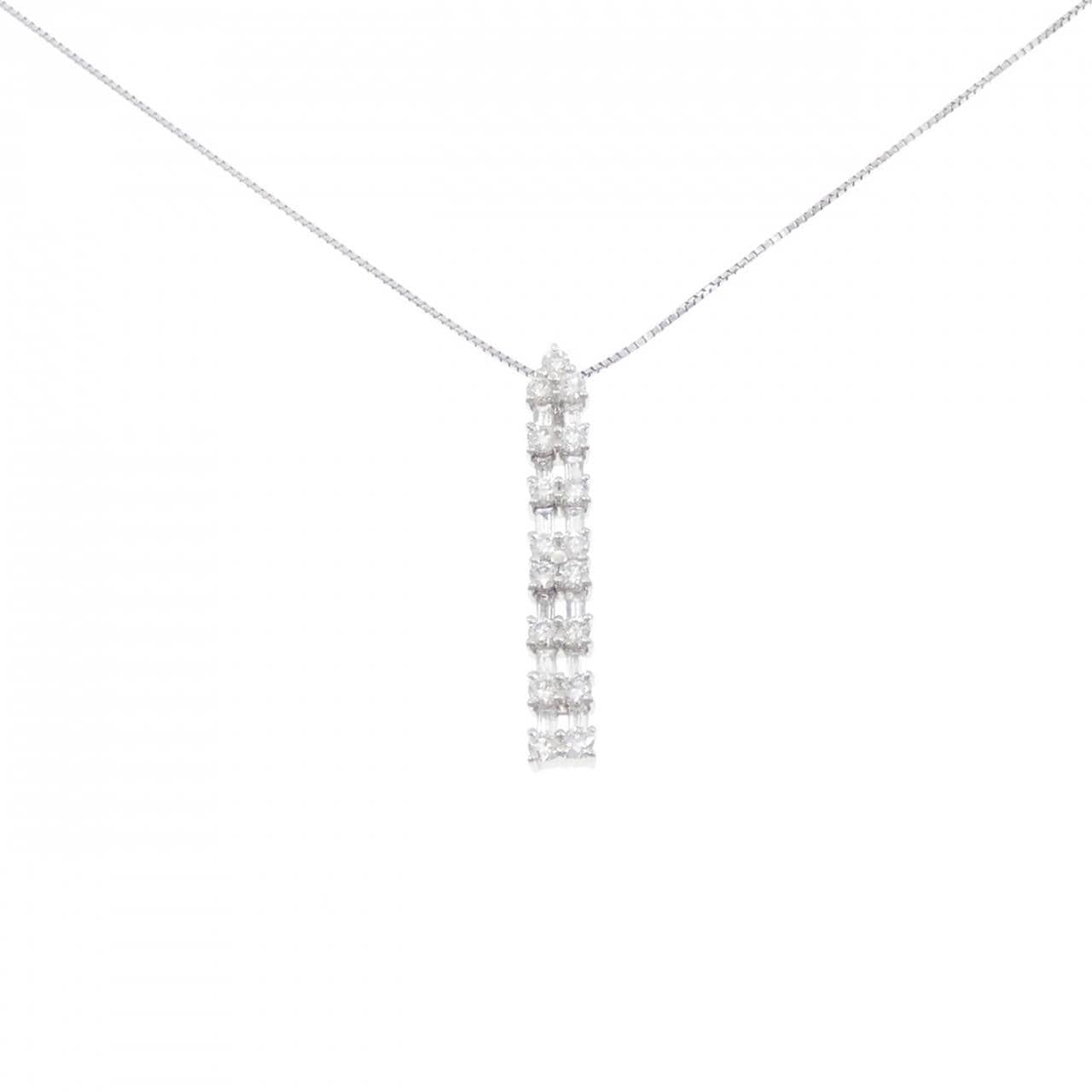 PT900/PT850 ダイヤモンド ネックレス 1.35CT