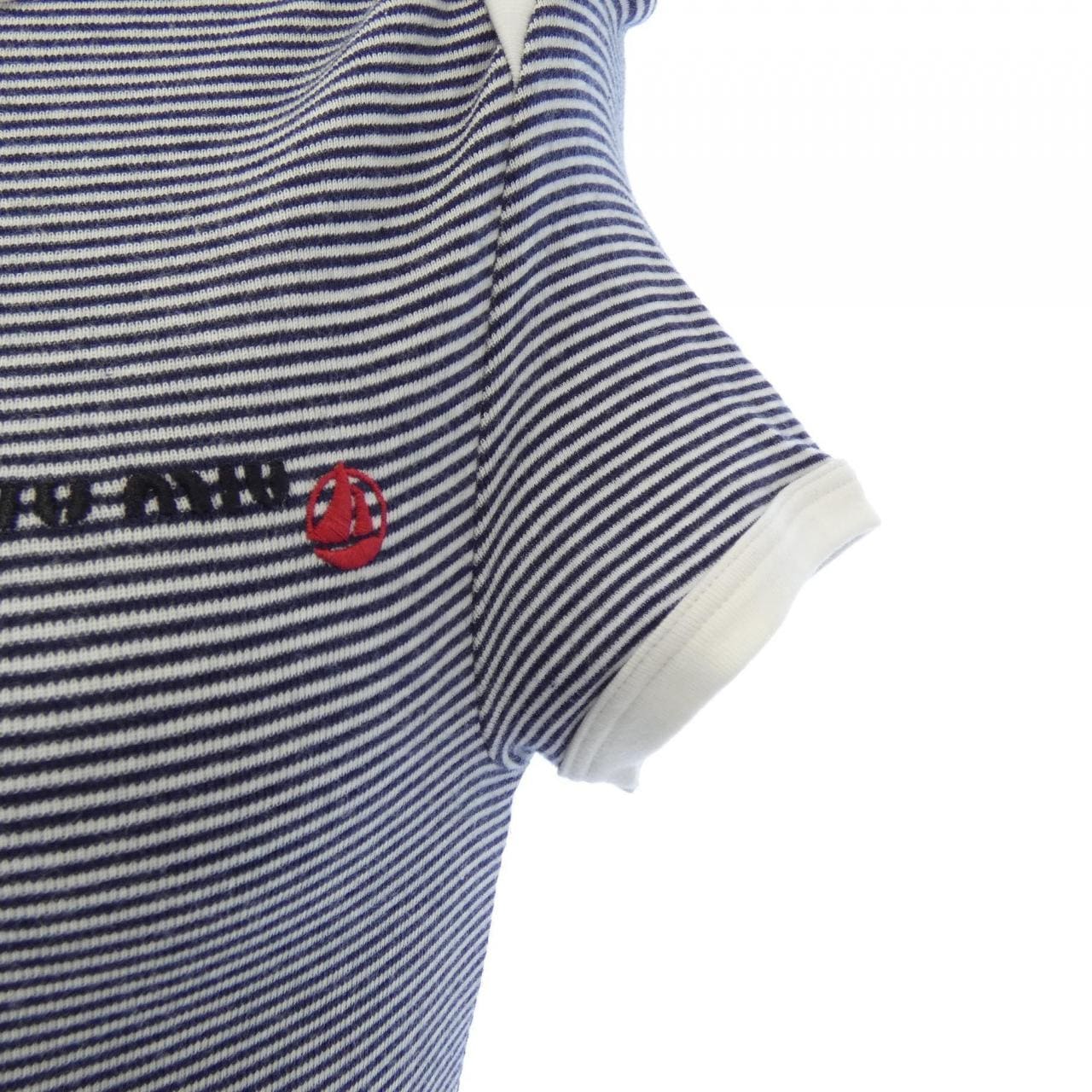 ミュウミュウ MIU MIU PETIT BATEAU リブジャージーTシャツ MJN563 SOOO 161J Tシャツ