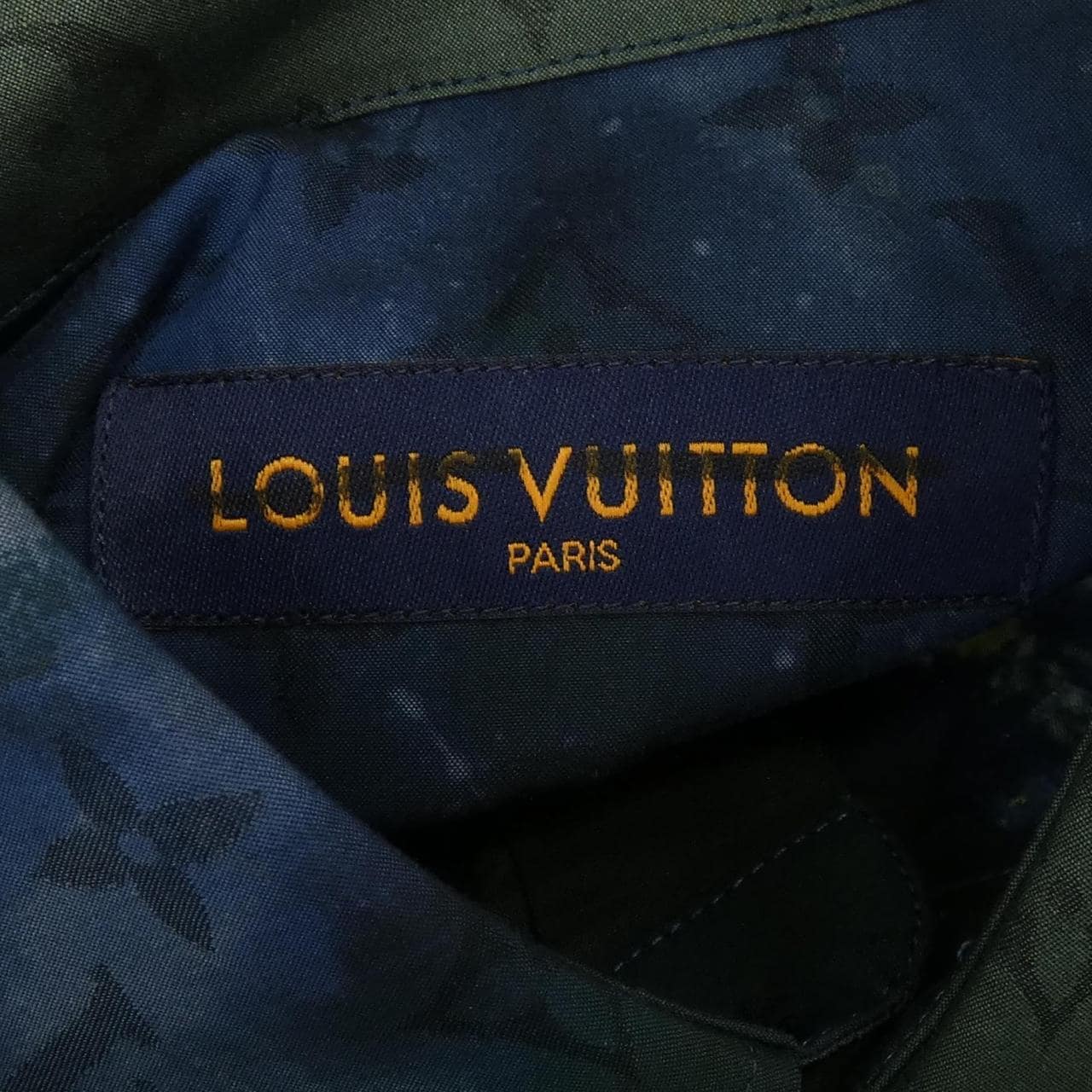 ルイヴィトン LOUIS VUITTON モノグラムタイアンドダイブルゾンシャツ HLS07WD15 シャツ