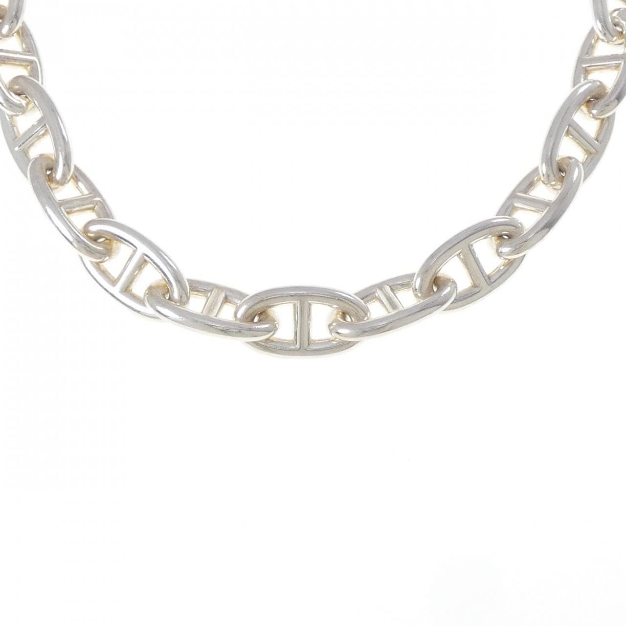 【ヴィンテージ】エルメス シェーヌダンクル GM ネックレス