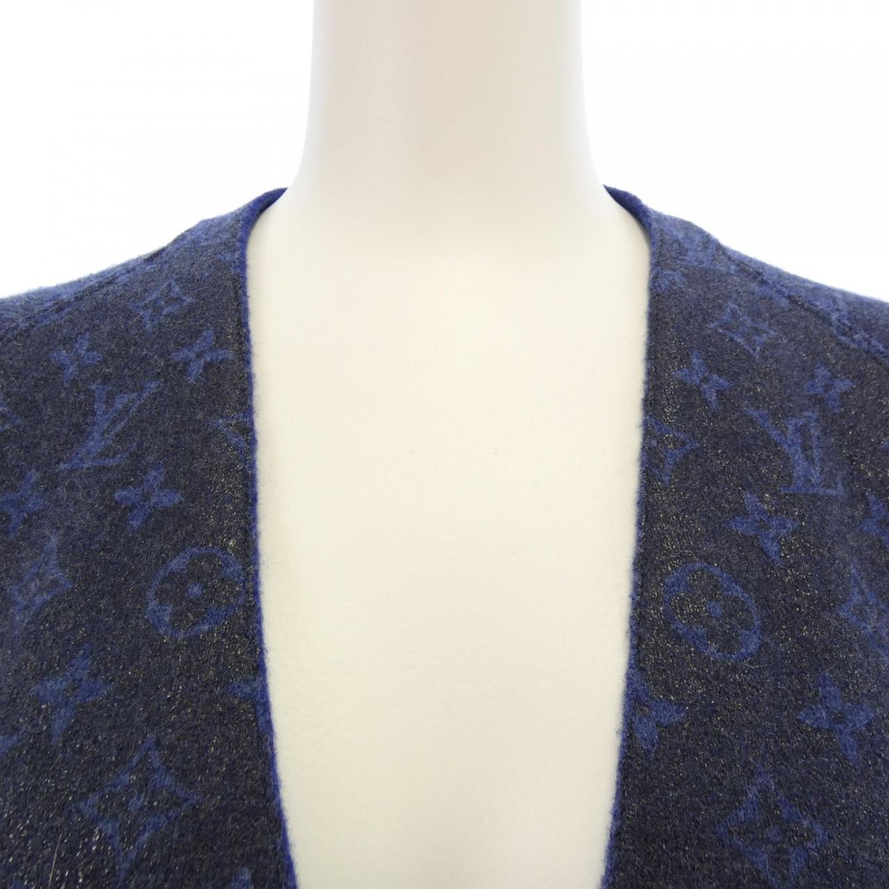 ルイヴィトン LOUIS VUITTON グリッターモノグラムニットカーディガン FQKC08CWT カーディガン