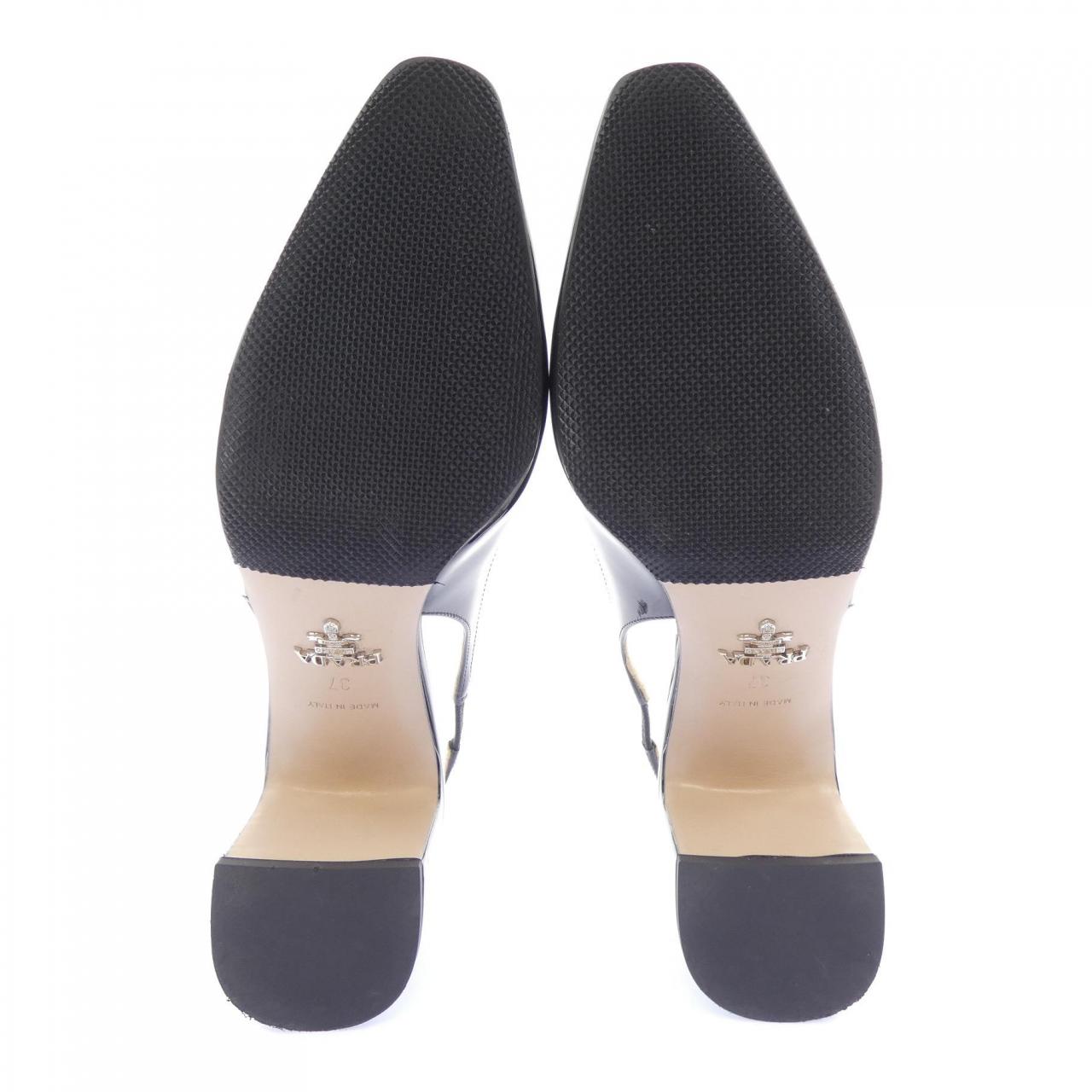 プラダ PRADA トライアングルロゴ スリングバック 1I173N パンプス