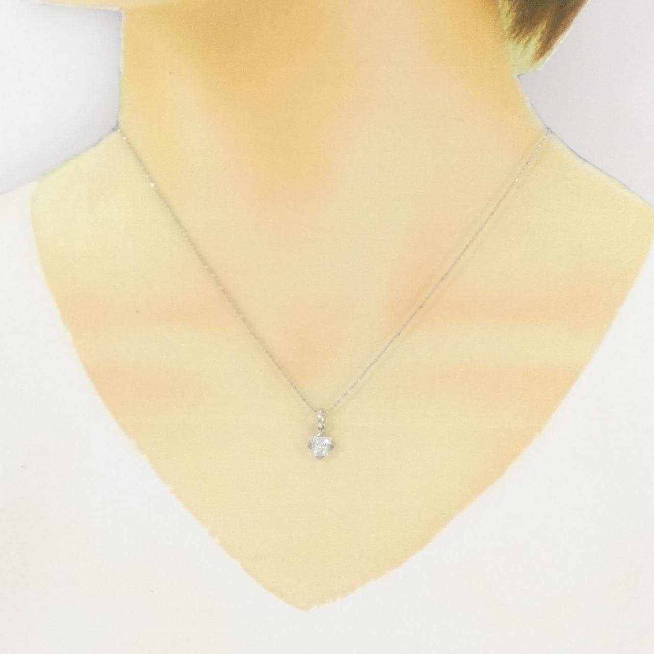 PT900/PT850 ダイヤモンド ネックレス 0.35CT