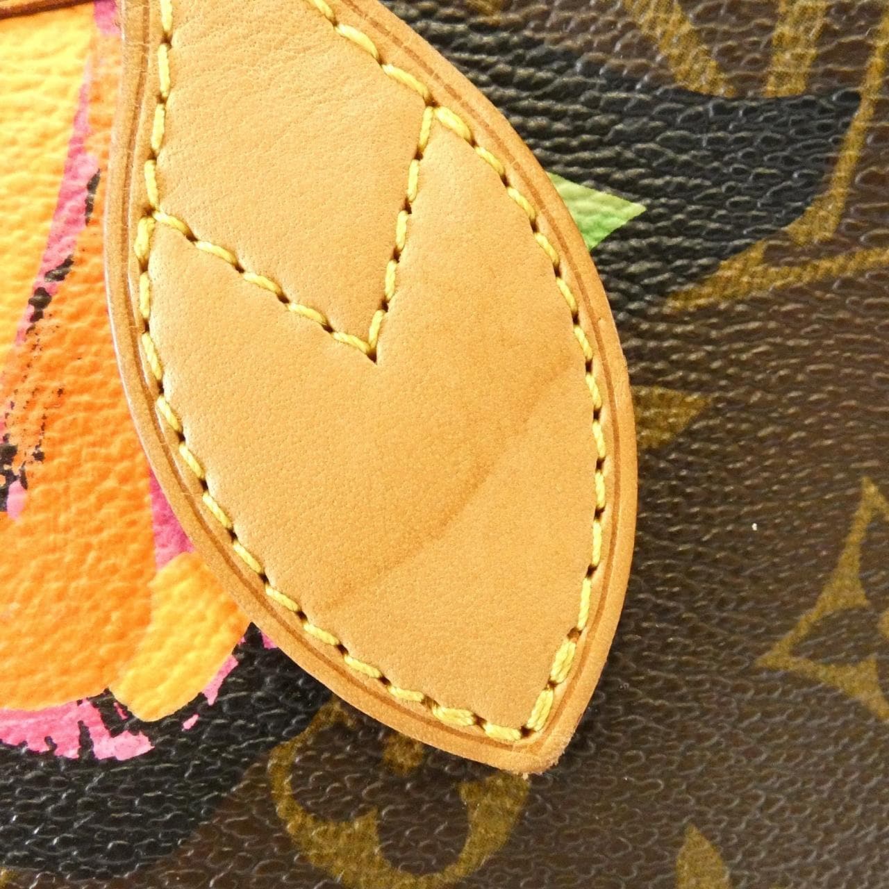 ルイヴィトン モノグラム ローズ(スティーブン スプラウス） ネヴァーフル MM M48613 バッグ