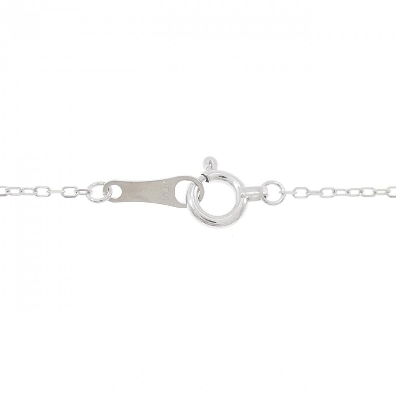 K18WG ダイヤモンド ネックレス 0.18CT