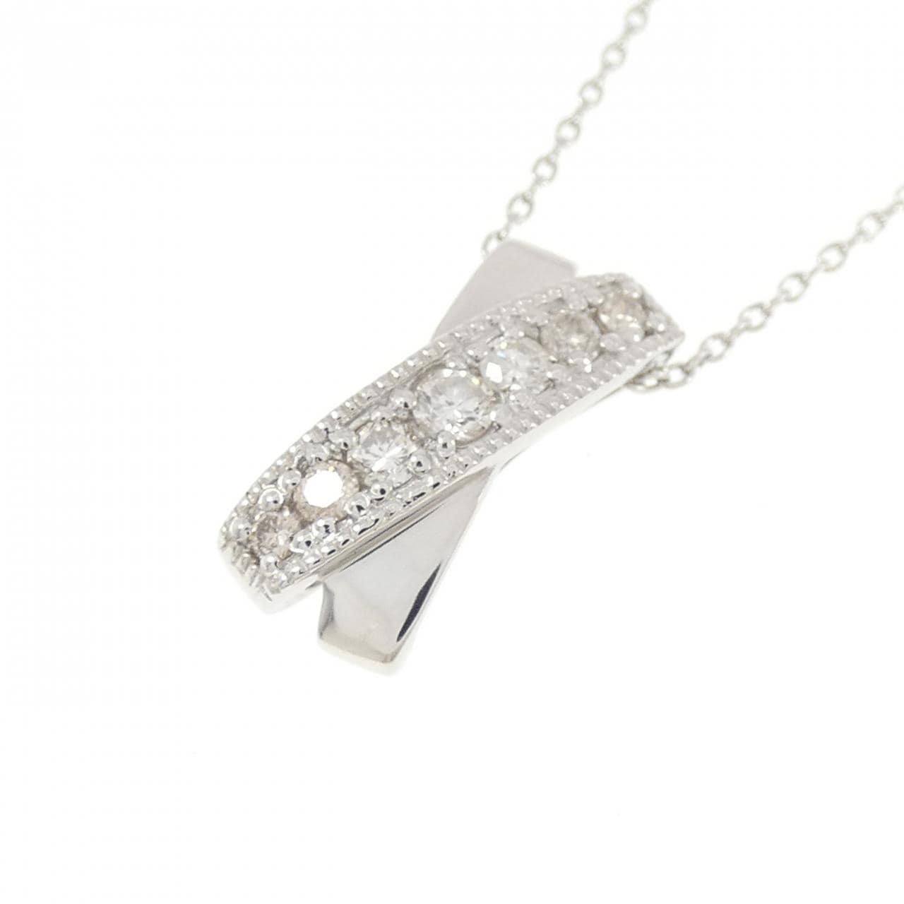 PT900/PT850 ダイヤモンド ネックレス 0.25CT