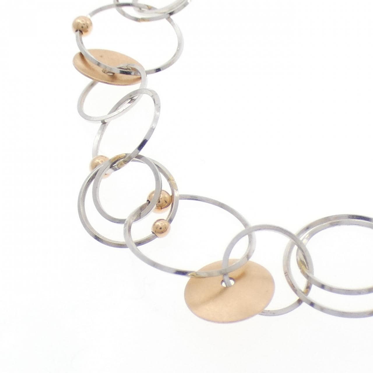 Ginza Tanaka K18WG/K18PG Necklace