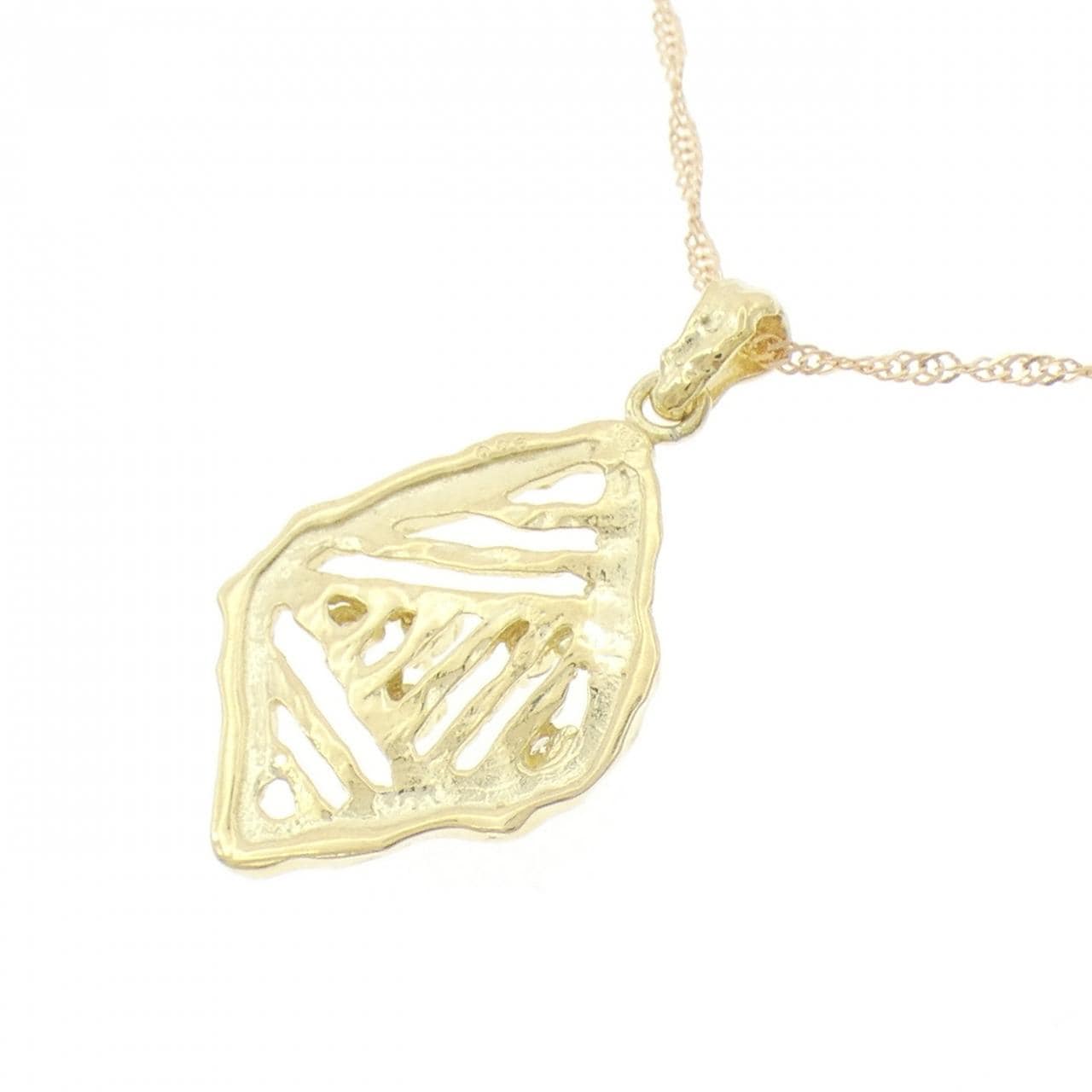 K18YG ダイヤモンド ネックレス 0.06CT