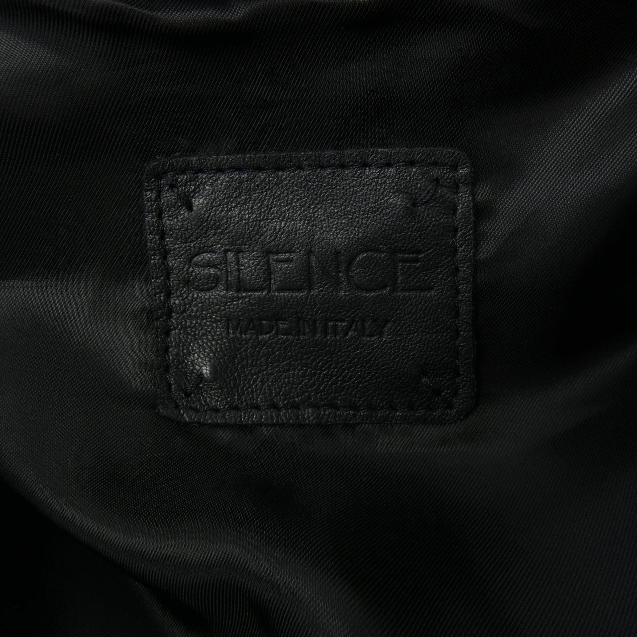 SILENCE レザーライダースジャケット