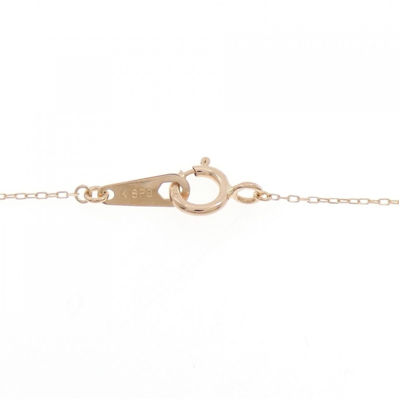 K18PG ダイヤモンド ネックレス 0.02CT